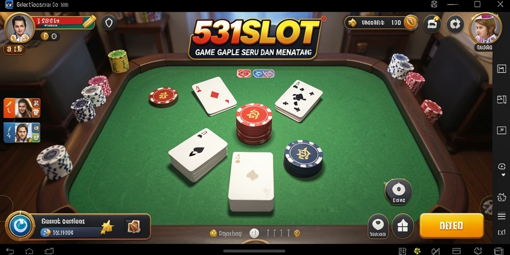 Tampilan gameplay Gaple yang seru dalam 531SLOT.