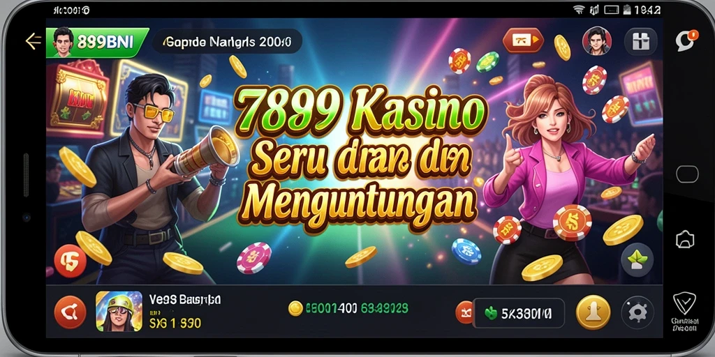 Tampilan menarik dari gameplay kasino 789BNI.