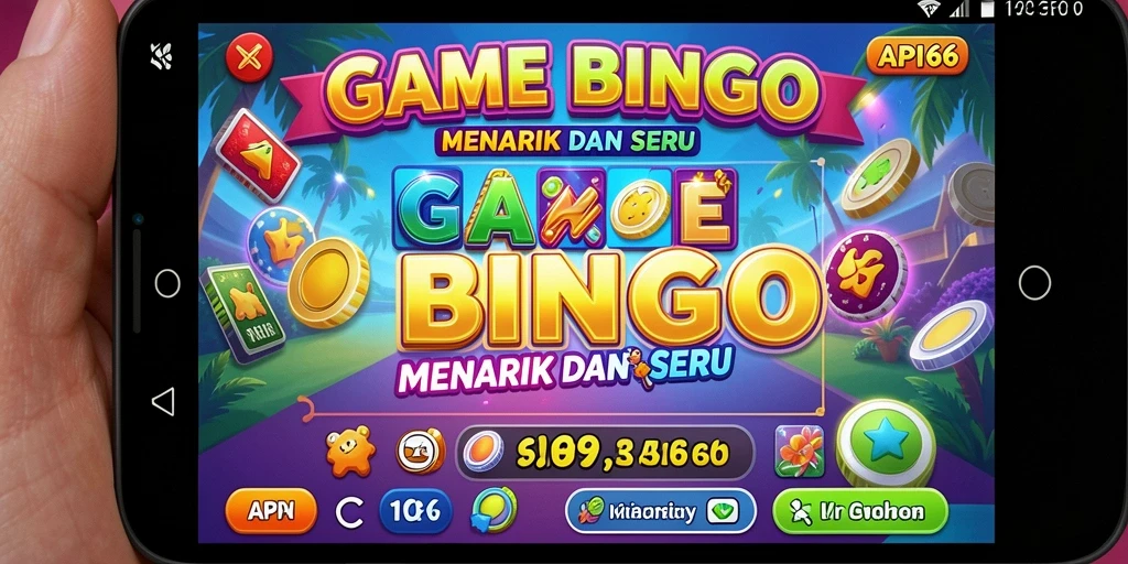 Tampilan gameplay seru Bingo di API66 dengan interaksi pemain.