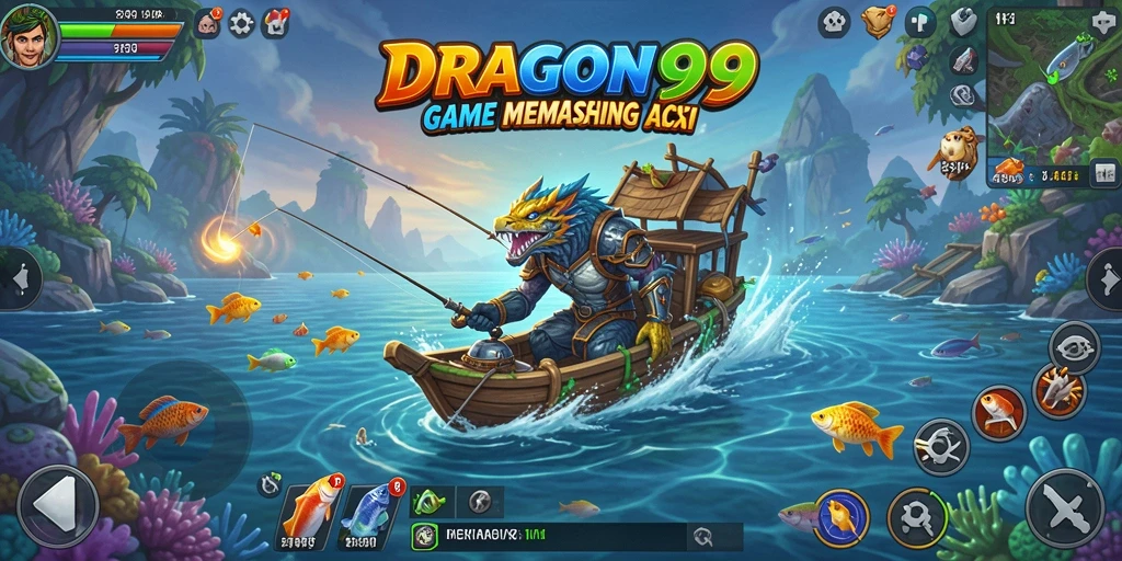 Gameplay memancing yang seru dan menakjubkan di DRAGON99.