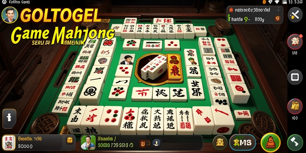 Screenshot permainan GOLTOGEL yang menampilkan pengalaman Mahjong yang menarik.