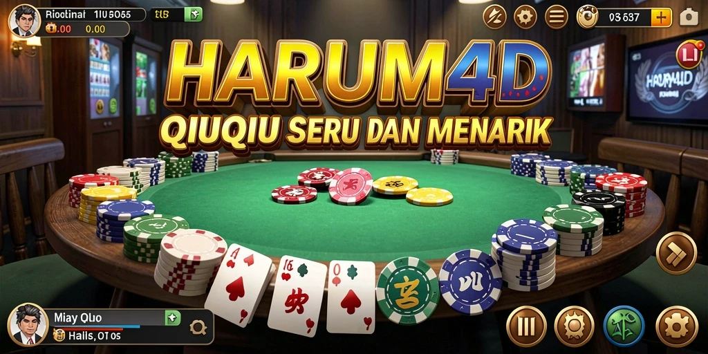 Tampilan gameplay QiuQiu yang penuh warna dan dinamis.