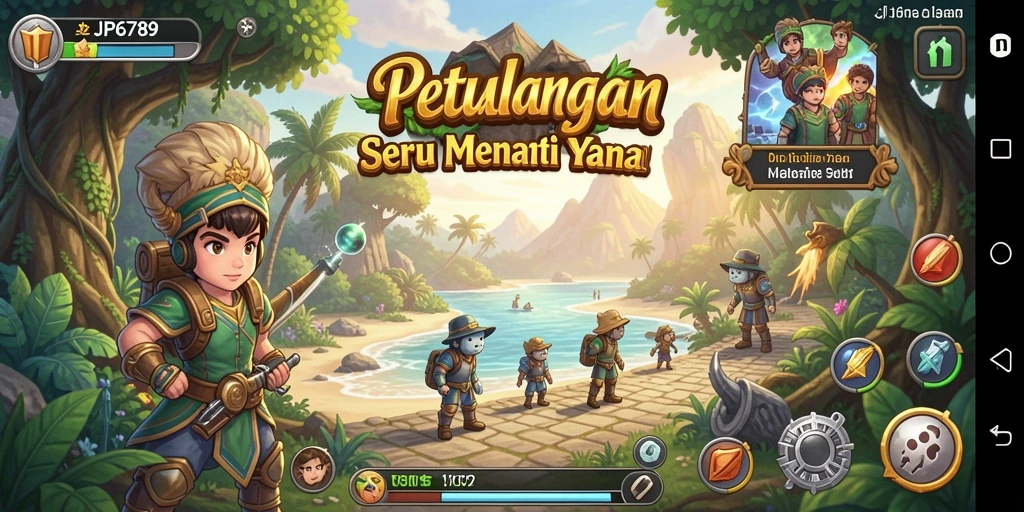 Screenshot gameplay petualangan seru di JP6789.