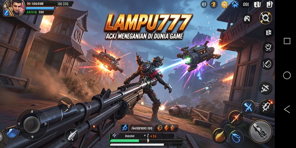 Tampilan gameplay mendebarkan LAMPU777 dengan aksi yang intens.