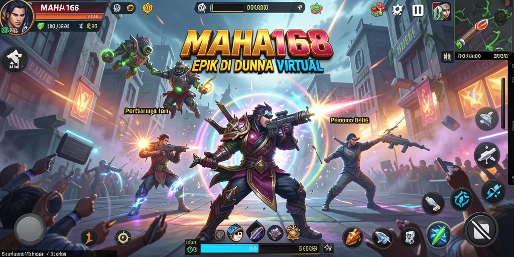 Gameplay MAHA168 yang penuh aksi dan mendebarkan.
