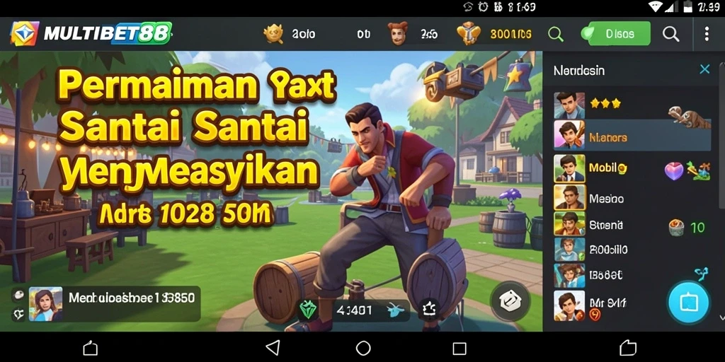 Tangkapan layar gameplay MULTIBET88 yang menarik dan penuh aksi.