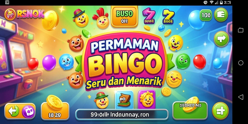 Tampilan gameplay Bingo yang seru di RSNOK.