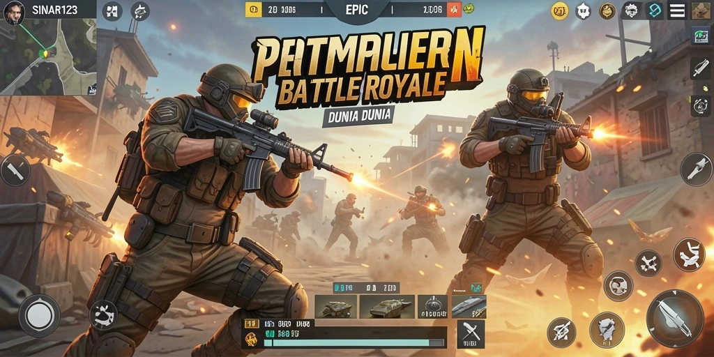 Tampilan seru gameplay pertempuran di SINAR123 dengan aksi mendebarkan.